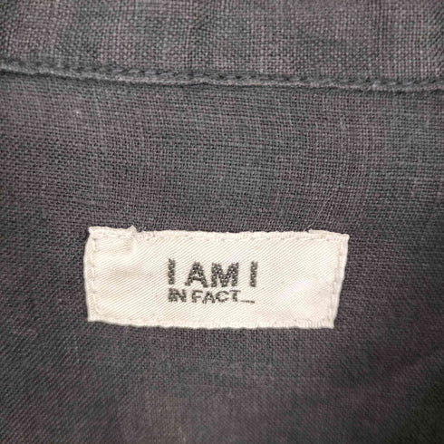 アイアムアイインファクト I am I in fact... 後染めリネンシャツ レディース 4