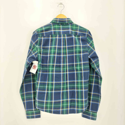 アバクロンビーアンドフィッチ Abercrombie & Fitch MUSCLE チェック ボタンダウン ロングスリーブシャツ メンズ M