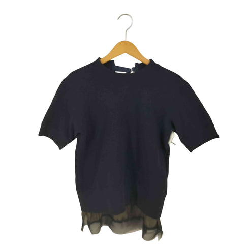 サカイ Sacai 半袖スウェットシャツ ドッキング レディース JPN:1