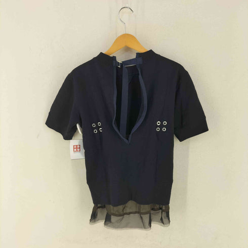 サカイ Sacai 半袖スウェットシャツ ドッキング レディース JPN:1
