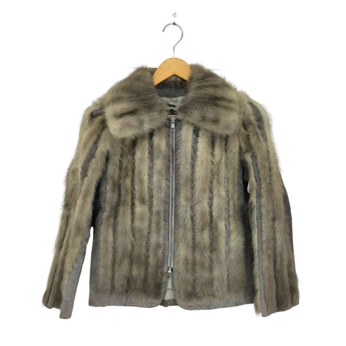 Parienne pig leather ファー切替レザージャケット レディース 9