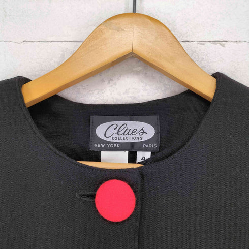CLUES COLLECTION USA製 マルチカラーボタンマキシワンピース レディース 4