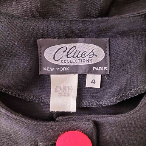 CLUES COLLECTION USA製 マルチカラーボタンマキシワンピース レディース 4
