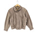 Partina lamb leather ラムレザーブルゾンジャケット レディース M