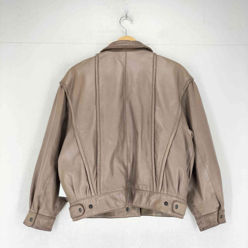 Partina lamb leather ラムレザーブルゾンジャケット レディース M