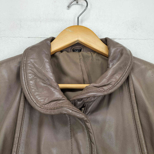 Partina lamb leather ラムレザーブルゾンジャケット レディース M