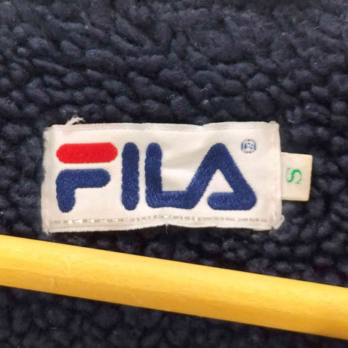 フィラ FILA 裏地 ボア フリース 中綿 INTERNATIONAL インターナショナル フーデット ナイロン ベンチ コート メンズ import:S