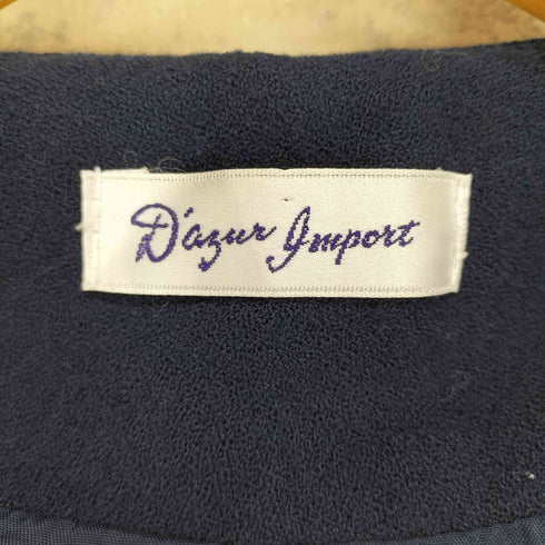 DAZUR IMPORT 刺繍デザインクロップドジャケット レディース 13