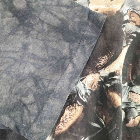ザマウンテン the mountain タイダイ スカルプリント S/S Tシャツ メンズ JPN:L