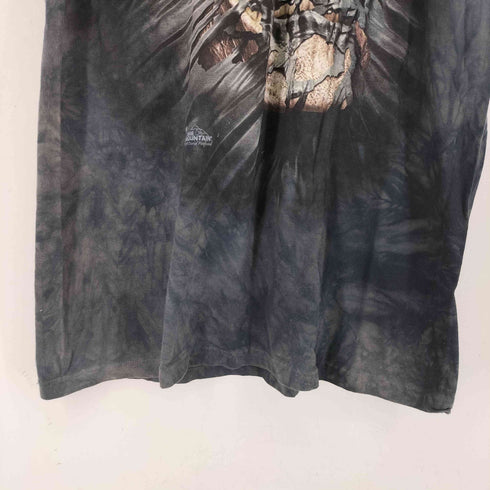 ザマウンテン the mountain タイダイ スカルプリント S/S Tシャツ メンズ JPN:L