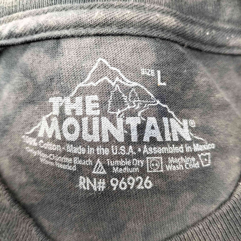 ザマウンテン the mountain タイダイ スカルプリント S/S Tシャツ メンズ JPN:L