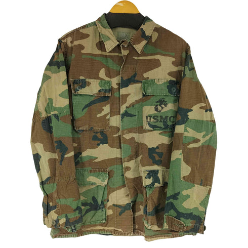 ユーエスエアーフォース U.S. AIR FORCE USMC BDU JACKET ウッドランドカモ メンズ