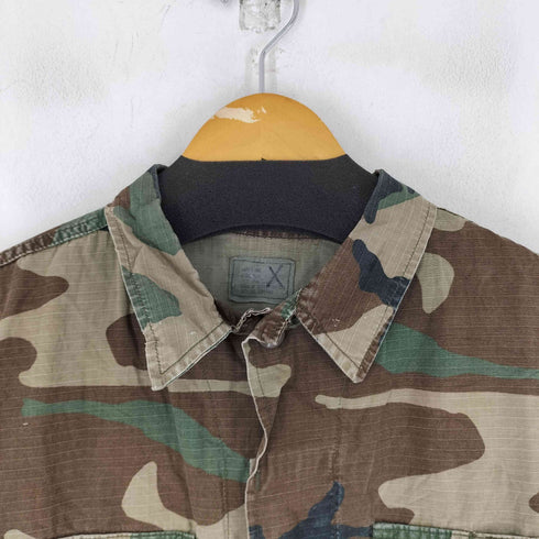 ユーエスエアーフォース U.S. AIR FORCE USMC BDU JACKET ウッドランドカモ メンズ