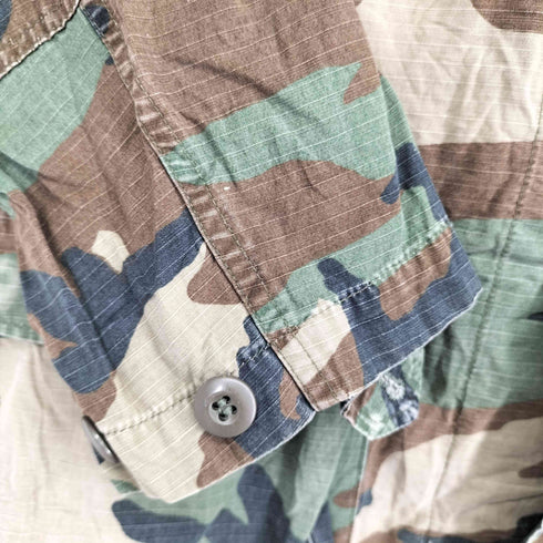 ユーエスエアーフォース U.S. AIR FORCE USMC BDU JACKET ウッドランドカモ メンズ
