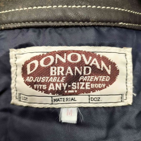 DONOVAN 襟レザー ナイロンジャケット メンズ JPN:M