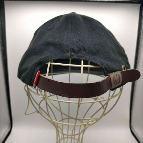 スピットファイアー SPITFIRE ロゴ ワッペン 刺繍 ベルトレザー 6パネル キャップ メンズ