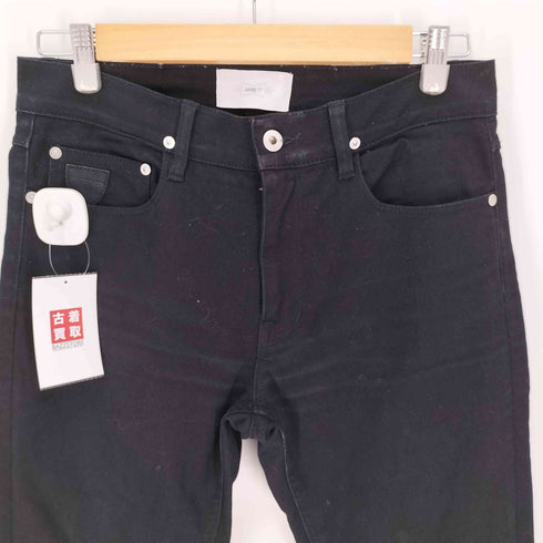 エイプリルセブンティセブン April77 モロッコ製 スエード ロゴパッチ スキニー パンツ Y2K メンズ W29 L31