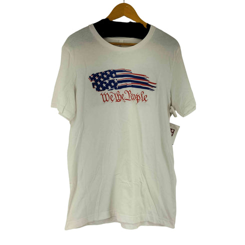 星条旗プリント S/S Tシャツ メンズ JPN:L