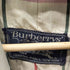 バーバリーズ BURBERRYS 70-80S フランス製 67/33 ポリ コットン 裏地チェック バルマカーン ステンカラー コート 一枚袖 レディース