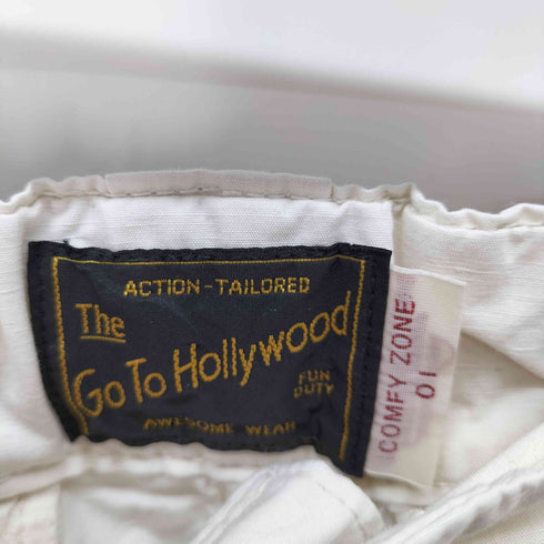 ゴートゥーハリウッド GO TO HOLLYWOOD ラップタック クロップド ワイド パンツ レディース JPN:1