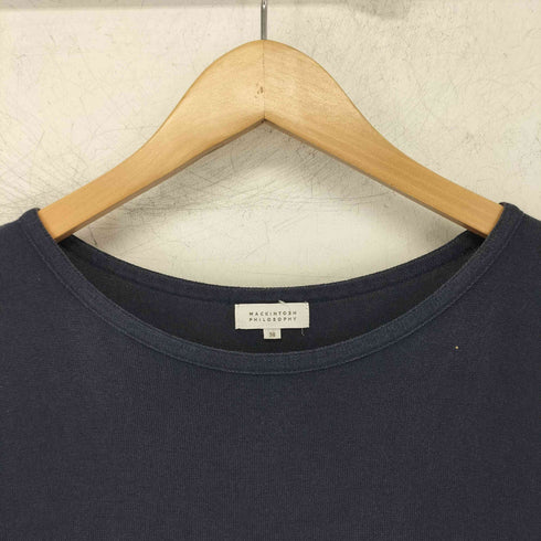 マッキントッシュフィロソフィー MACKINTOSH PHILOSOPHY 半袖ニット ドッキングワンピース レディース JPN:38