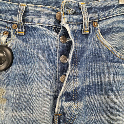 リーバイス Levis bigE ボタン裏6 66前期 501 過渡期 ボタンフライデニムパンツ メンズ
