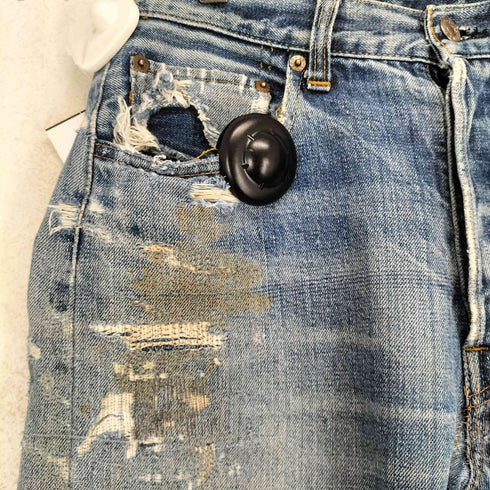 リーバイス Levis bigE ボタン裏6 66前期 501 過渡期 ボタンフライデニムパンツ メンズ