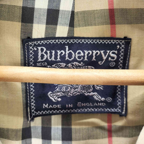 バーバリーズ BURBERRYS 90S 英国製 裏地ノバチェック バルマカーン ステンカラー コート レディース