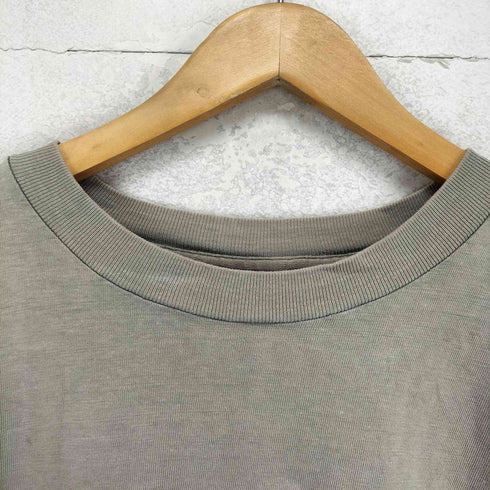 ステューシー Stussy 90-00s USA製 袖裾シングル ショーンフォント 両面プリントクルーネックTシャツ メンズ L