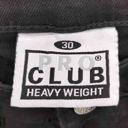 プロクラブ PRO CLUB ワイド ブラックデニムパンツ メンズ