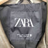 ザラ ZARA フェイクレザー クロップド ライダースジャケット レディース import:L
