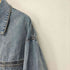 ザラ ZARA クロップド カットオフ デニムジャケット レディース import:L