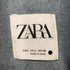 ザラ ZARA クロップド カットオフ デニムジャケット レディース import:L