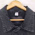 エイチアンドエム H&M ブラックデニムジャケット メンズ import:L