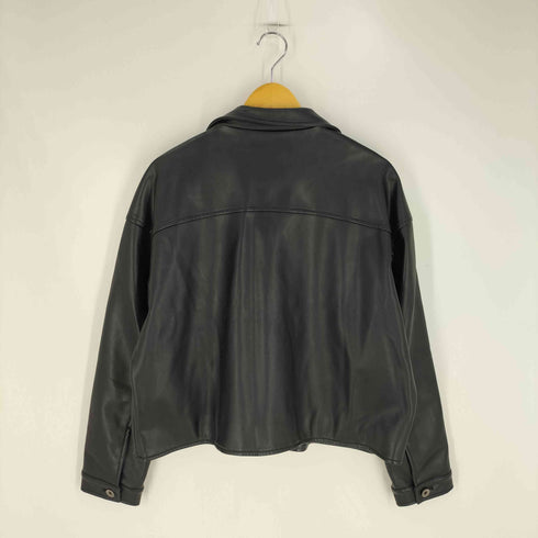 LADY VOLUME KOREA フェイクレザー ジャケット レディース FREE