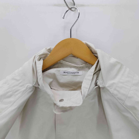 ビューティーアンドユースユナイテッドアローズ BEAUTY & YOUTH UNITED ARROWS グログランフードマウンテンパーカー レディース JPN:L