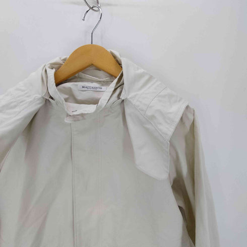 ビューティーアンドユースユナイテッドアローズ BEAUTY & YOUTH UNITED ARROWS グログランフードマウンテンパーカー レディース JPN:L
