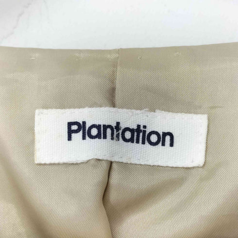 プランテーション Plantation ノーカラー中綿ジャケット レディース JPN:M