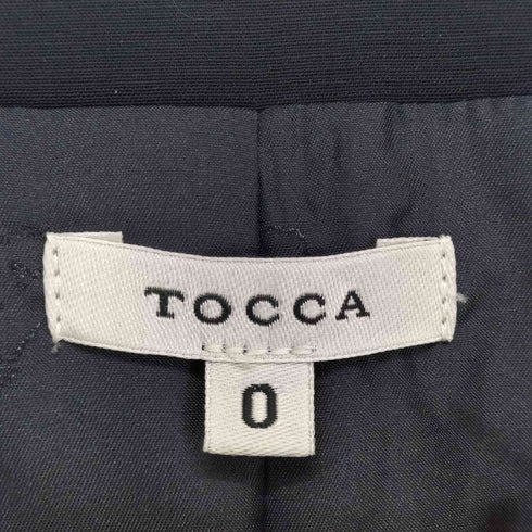 トッカ TOCCA レースデザイン ノーカラージャケット レディース 0