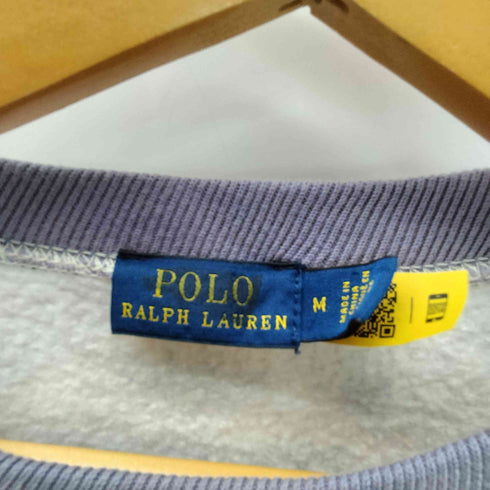 ポロラルフローレン POLO RALPH LAUREN ネイティブ柄ニット転写プリント クルーネックスウェット メンズ import:M