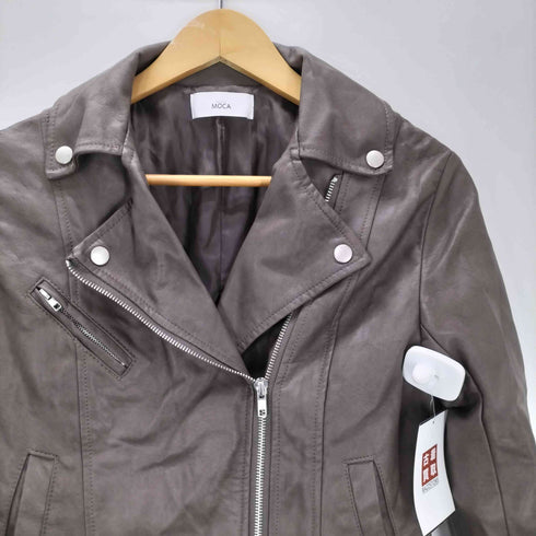 Synthetic Leather Double Riders Jacket シンセティック レザー ダブル ライダース ジャケット レディース import:M