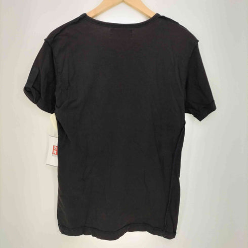 SIX3 ORIGINAL 666 LET IT ROCK プリント インサイドアウト クルーネックTシャツ メンズ import:M
