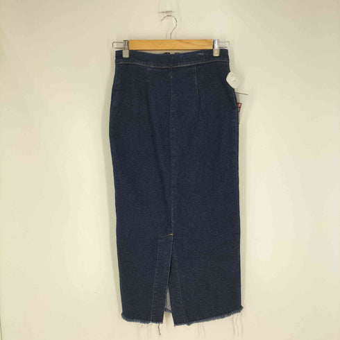 ザラ ZARA フロントジッパーデニムスカート レディース JPN:XS
