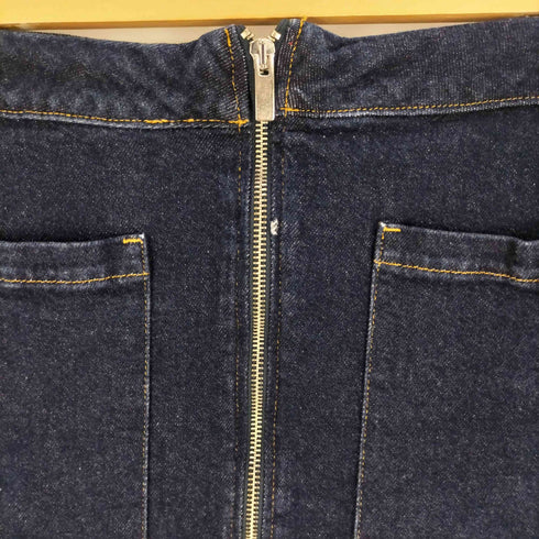 ザラ ZARA フロントジッパーデニムスカート レディース JPN:XS