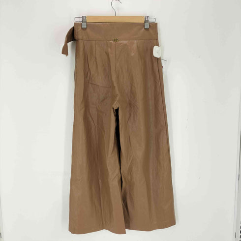TWINSET MILANO Leather-like wide leg trousers レディース 42