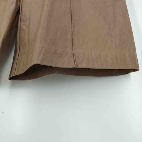 TWINSET MILANO Leather-like wide leg trousers レディース 42