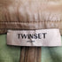 TWINSET MILANO Leather-like wide leg trousers レディース 42