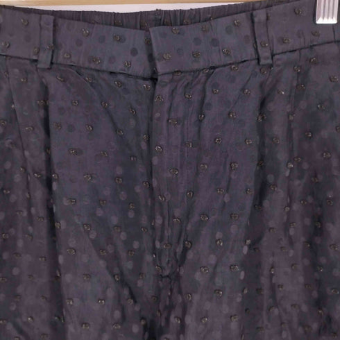 ユナイテッドアローズ UNITED ARROWS 25ss ドット サテン 2タック ワイドパンツ レディース JPN:36