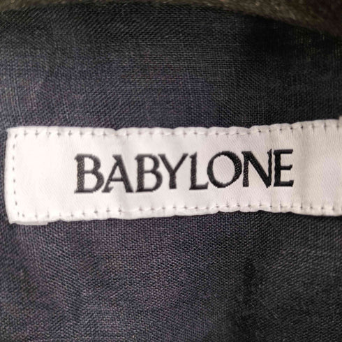 バビロン BABYLONE 24SS リネン100 ラミーシアーオーバーシャツ レディース FREE