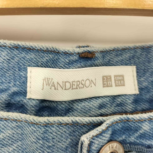 ユニクロジェイダブリューアンダーソン UNIQLO JW ANDERSON 25AW ストレートジーンズ デニムパンツ メンズ 32